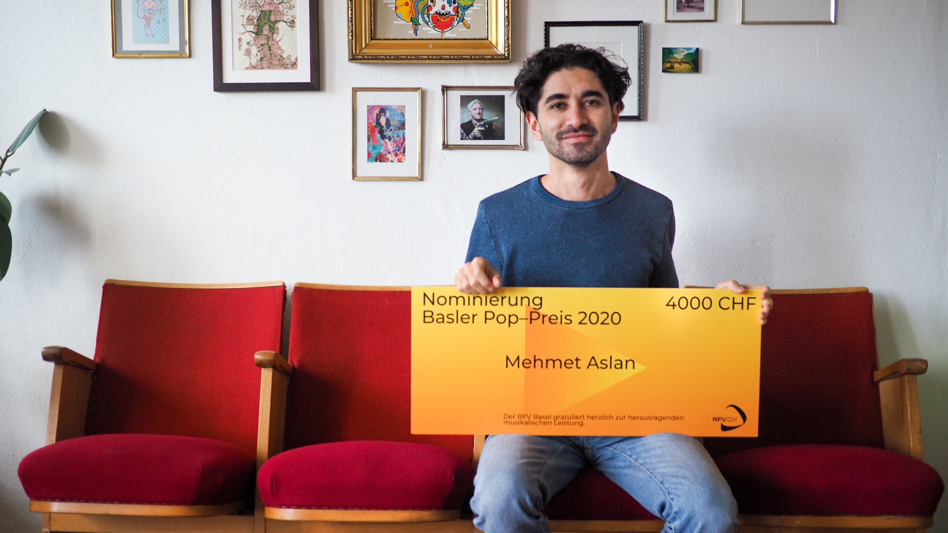 Mehmet Aslan, nominiert für den Basler Pop-Preis 2020 © Mehmet Aslan