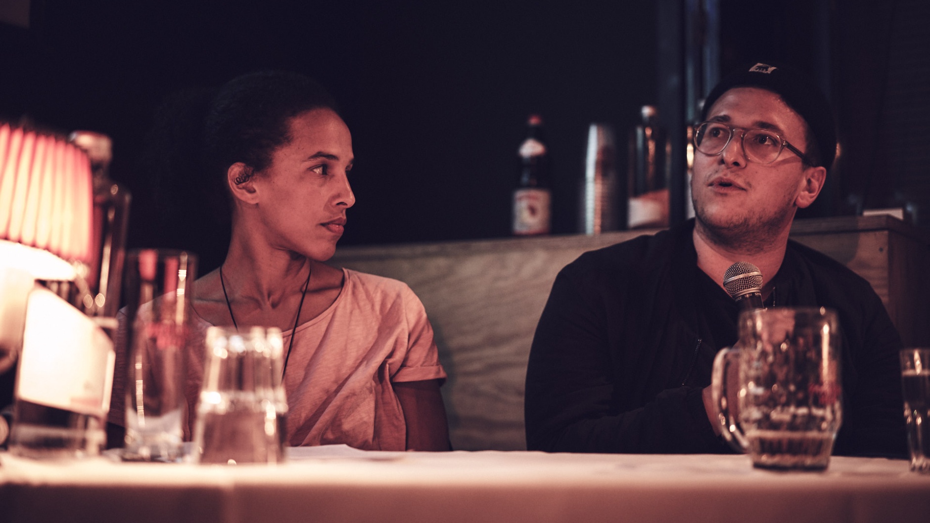 Jurymitglieder Joana Aderi und Frederick Dürr © Stefan Rüst