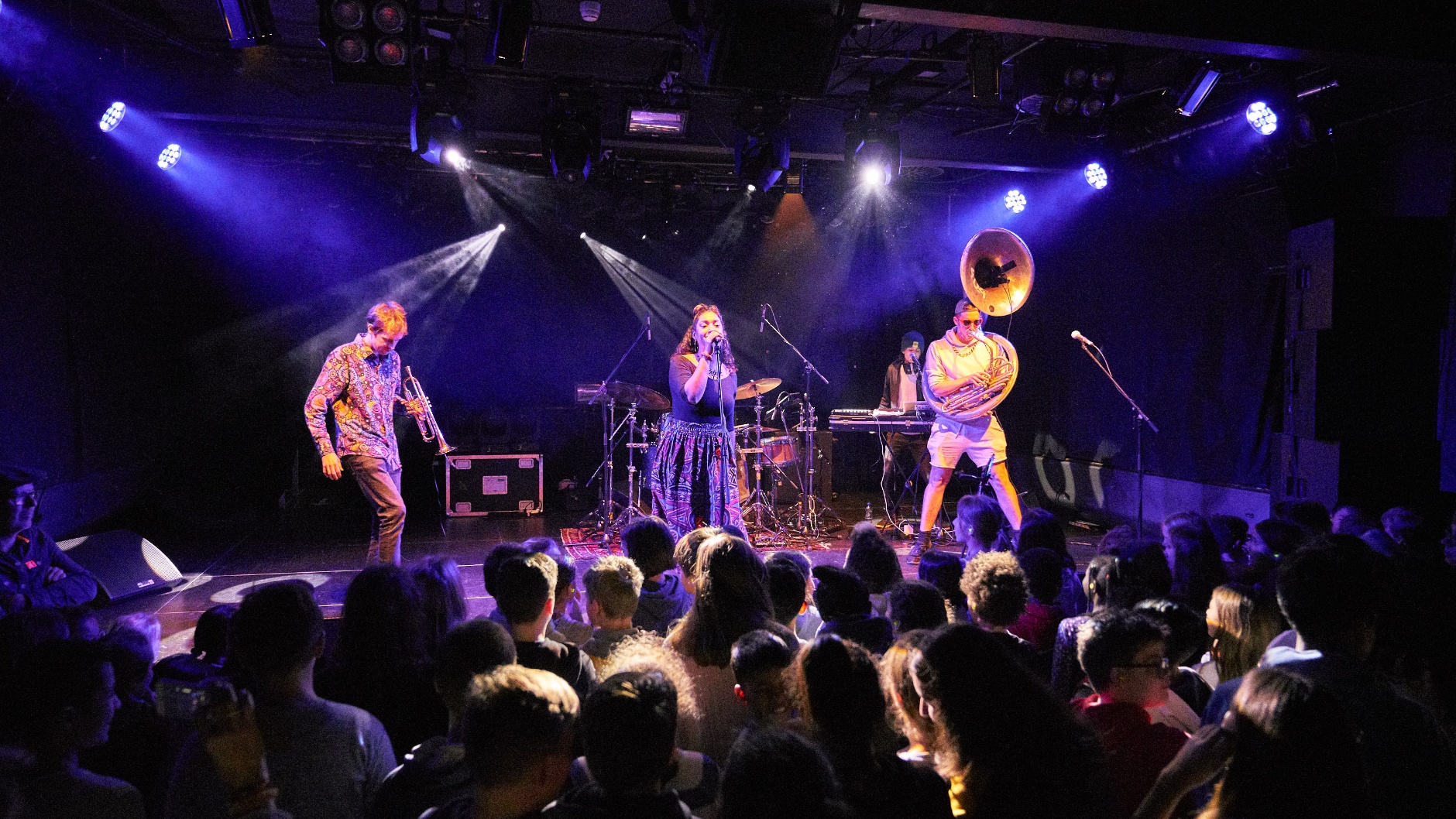 La Nefera macht Schule! live in der Kaserne Basel © Stefan Rüst für RFV Basel 2018