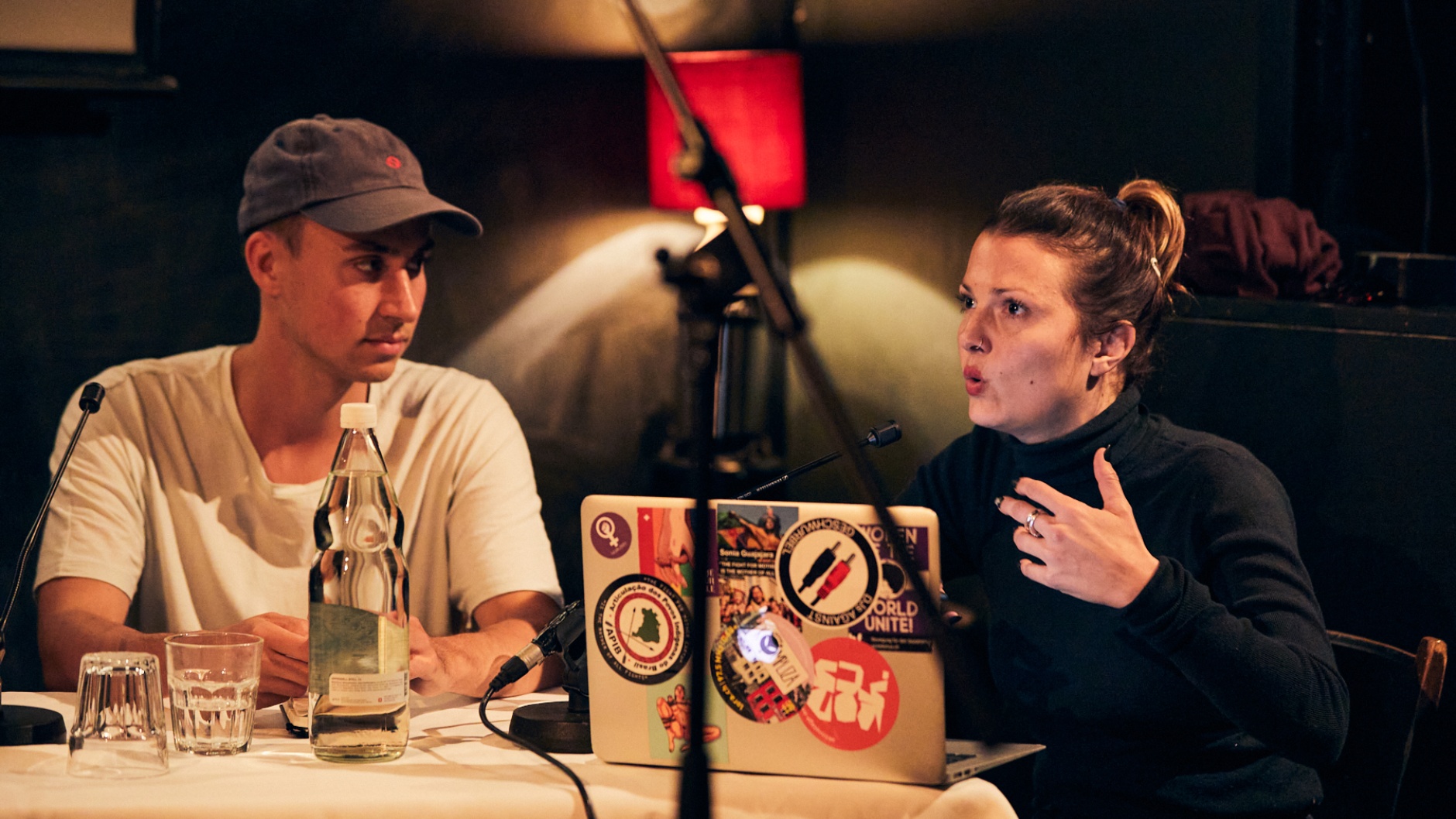 Soundclinic im Herbst 2021: Die Jury, Mischa Nüesch und Rosanna Grüter © Samuel Bramley für RFV Basel