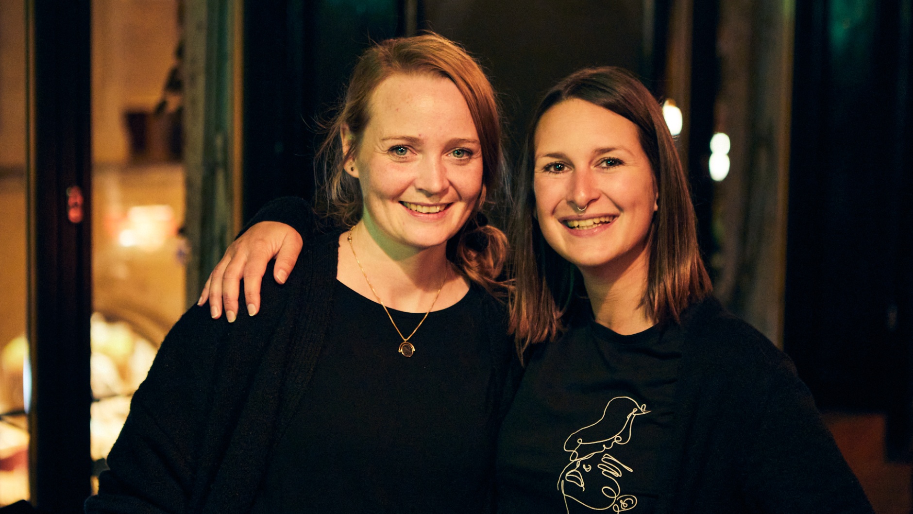 Soundclinic im Herbst 2021: RFV-Frau Seline Kunz & ex-RFV-Frau Melanie Müller © Samuel Bramley für RFV Basel