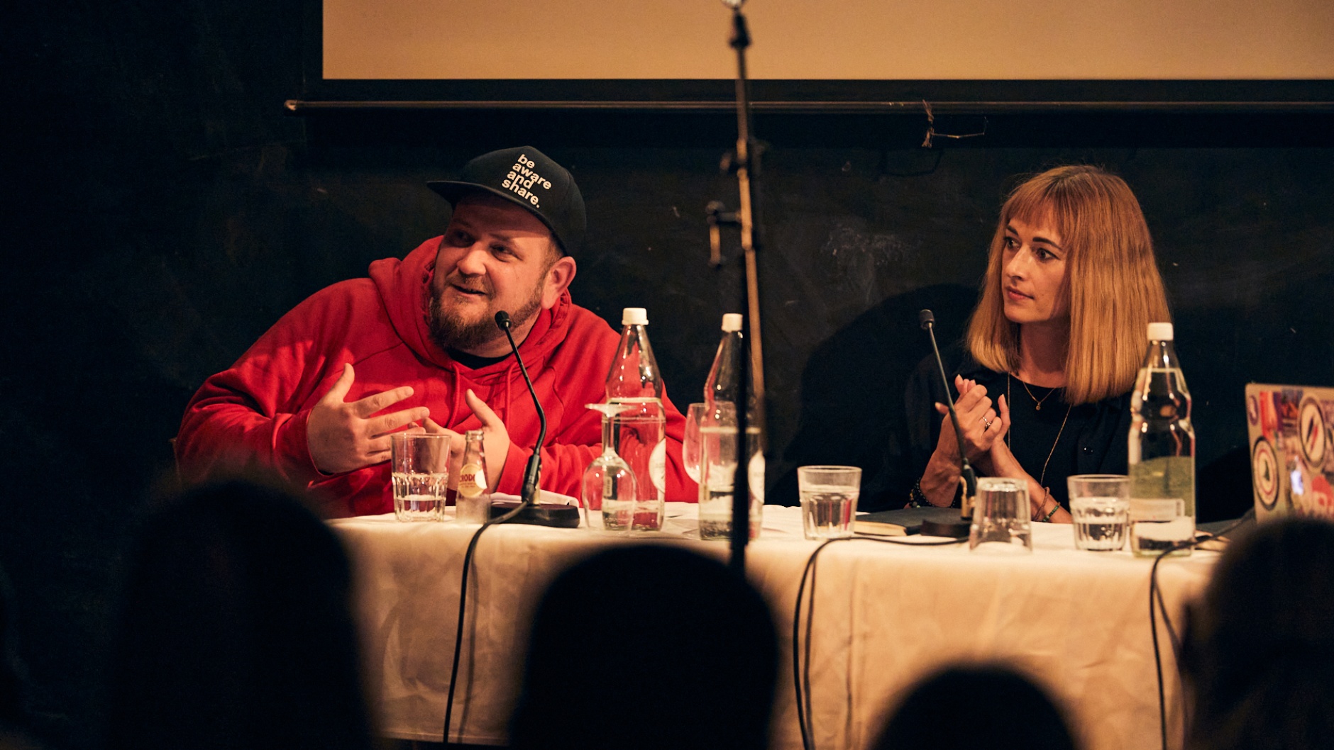 Soundclinic im Herbst 2021: Die Jury, Dan Kern und Julia Michels © Samuel Bramley für RFV Basel