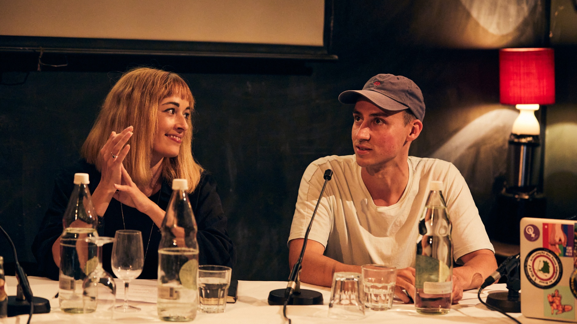 Soundclinic im Herbst 2021: Die Jury, Julia Michels und Mischa Nüesch © Samuel Bramley für RFV Basel