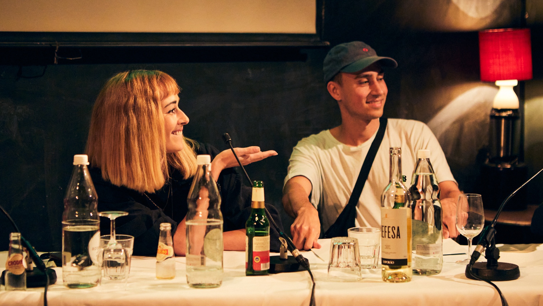 Soundclinic im Herbst 2021: Jury, Julia Michels und Mischa Nüesch © Samuel Bramley für RFV Basel